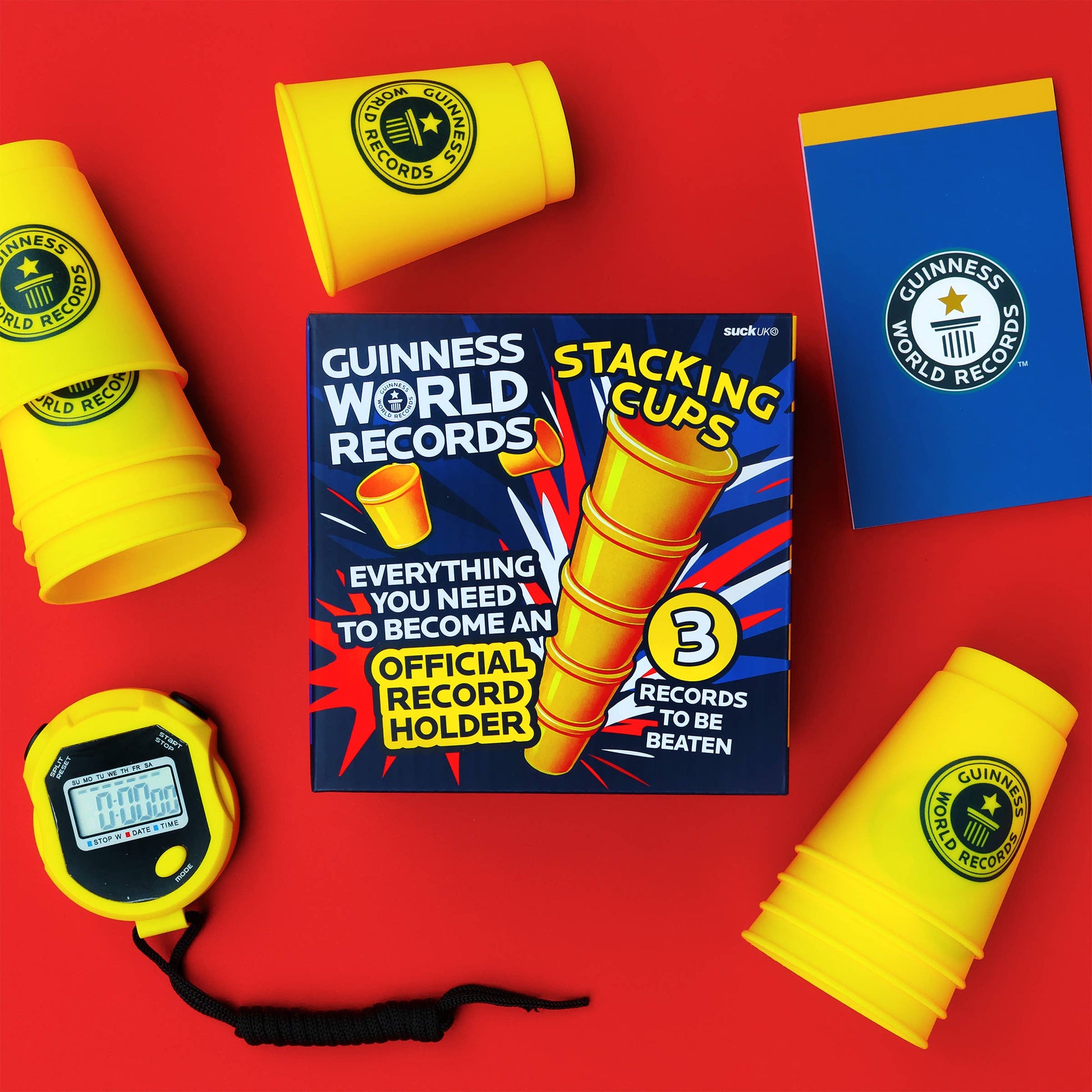 Stacking Cups Record Breaker Kit - Guinness book of records
