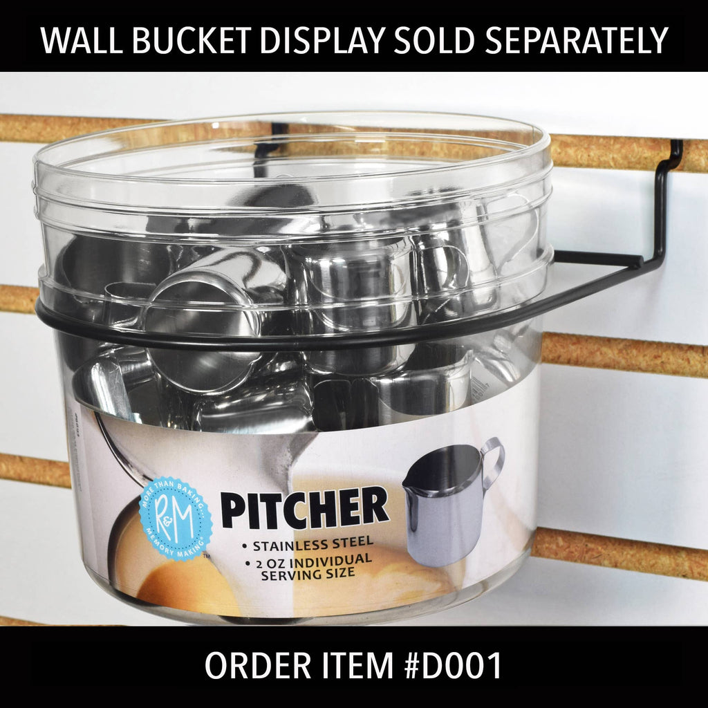 Wall Bucket Refill 2oz Pitcher SS /18