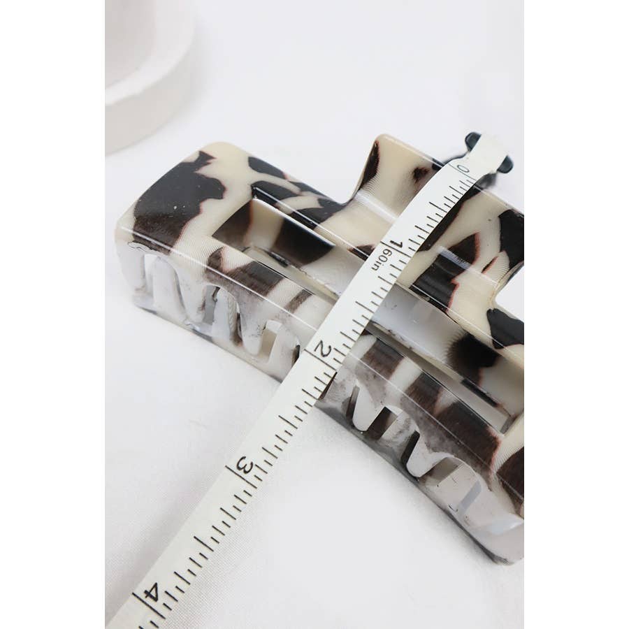 Leopard Design Hair Claw Clip
