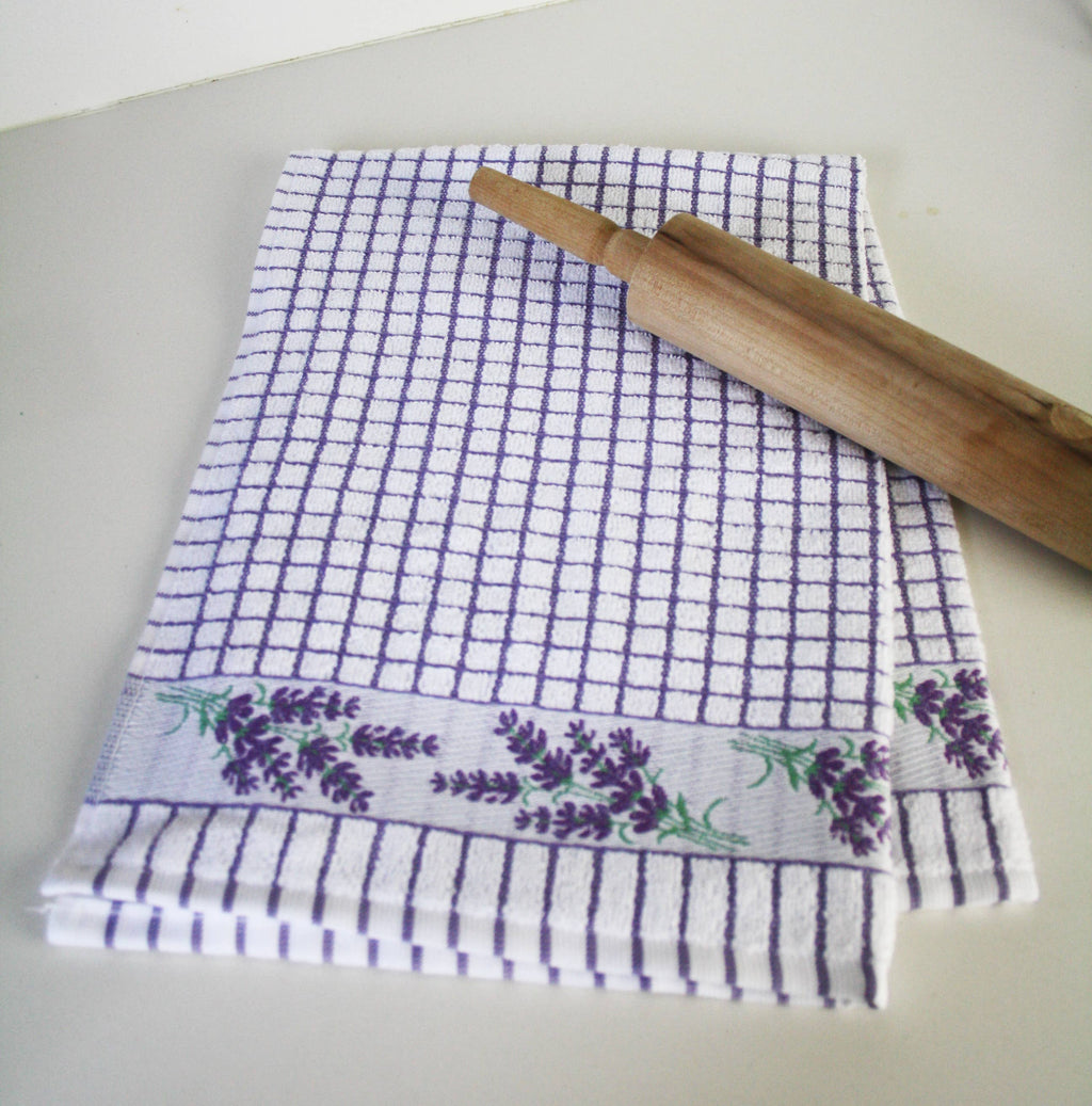 Poli-Dri Cotton Tea Towel - Lavender