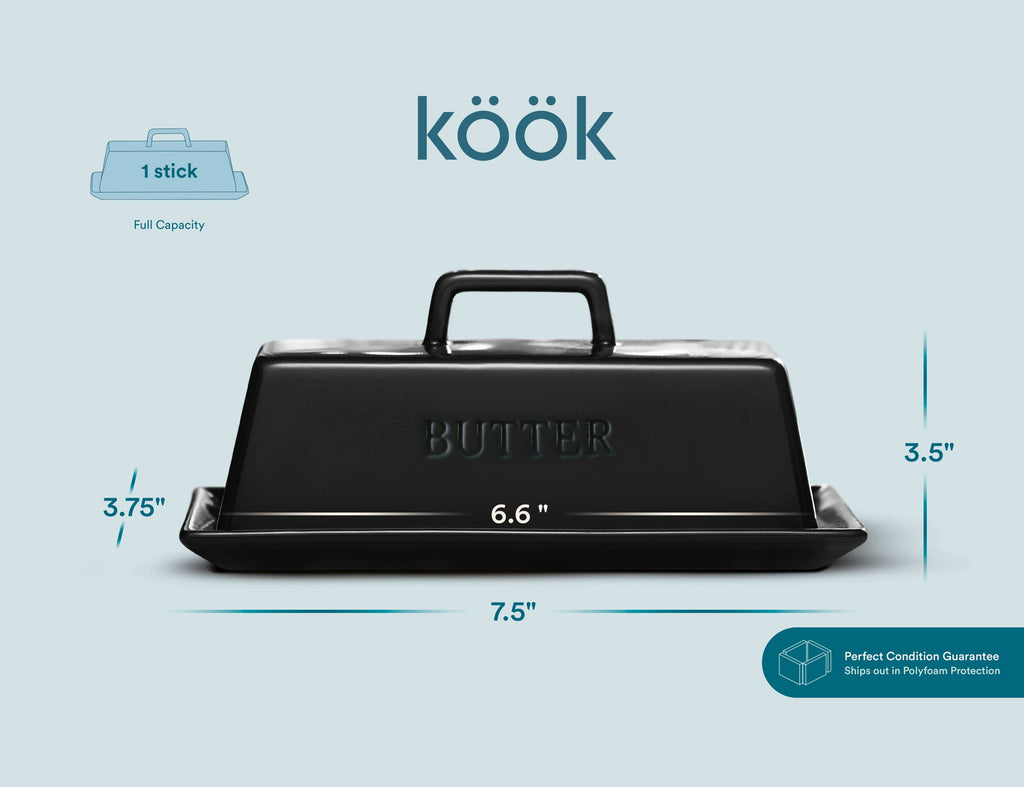 Kook Ceramic Butter Dish