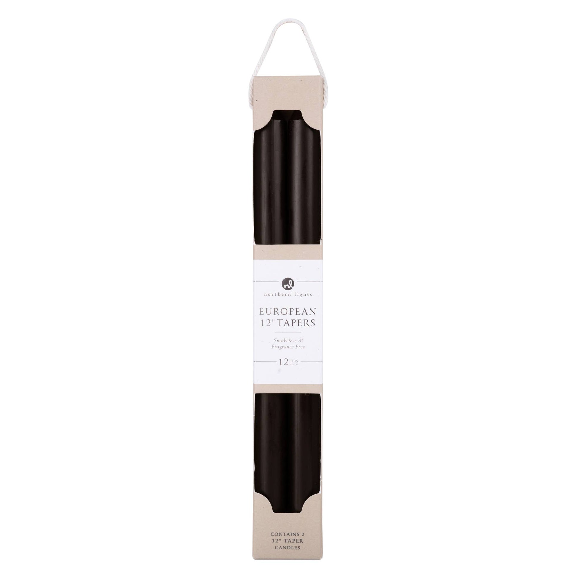 12" Taper Candles - 2pk