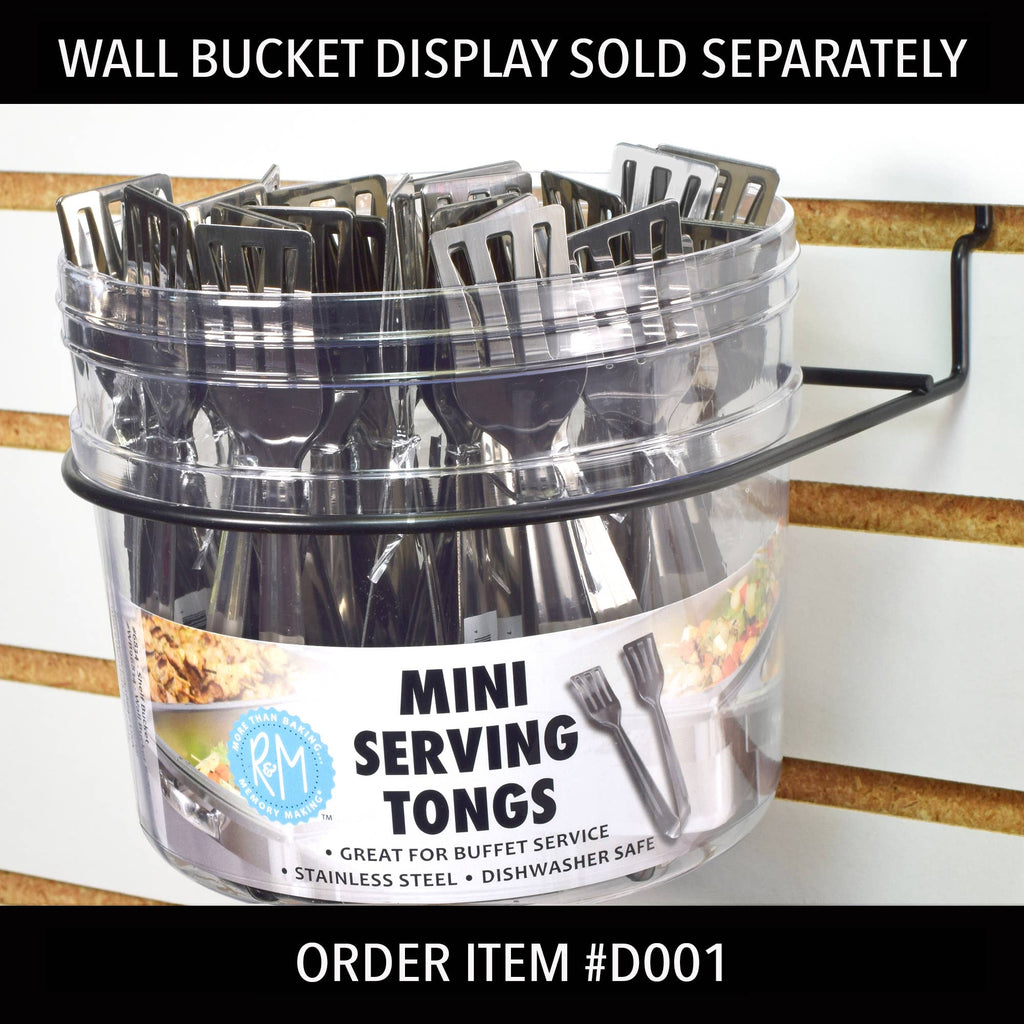 Wall Bucket Refill Serving Tongs SS /24