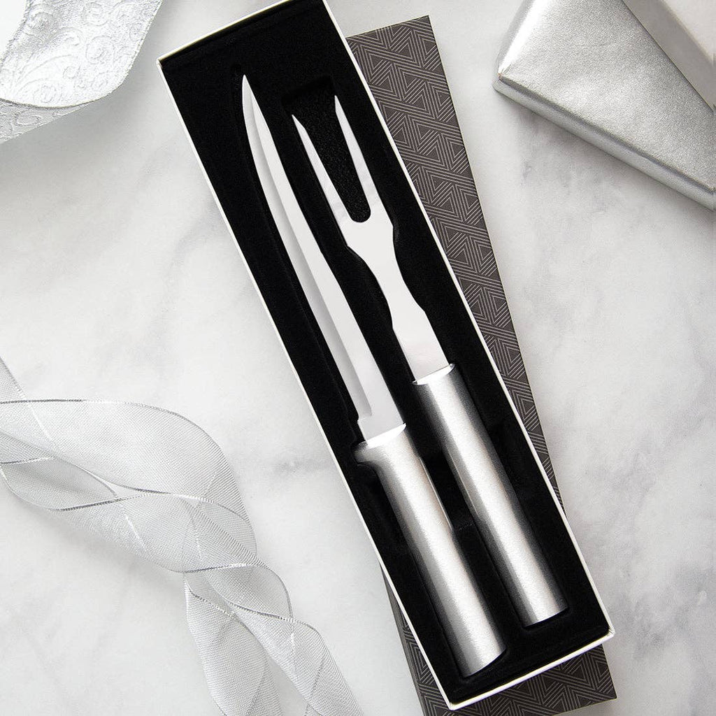 Carving Set - Silver Handle