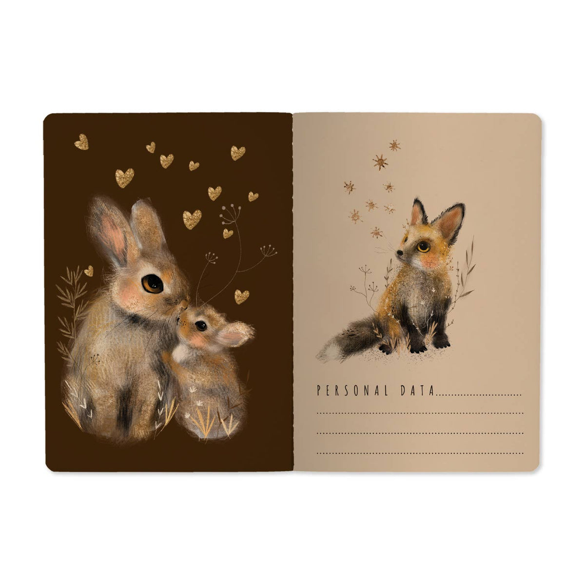 A5 Notebook - Little Woodland Friends