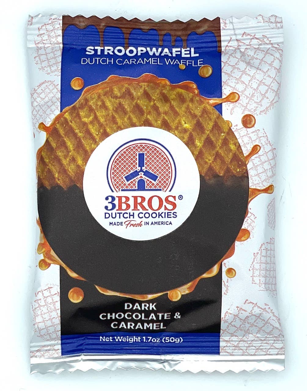 Dark-Chocolate-dipped Stroopwafels - Amsterdam Canal House
