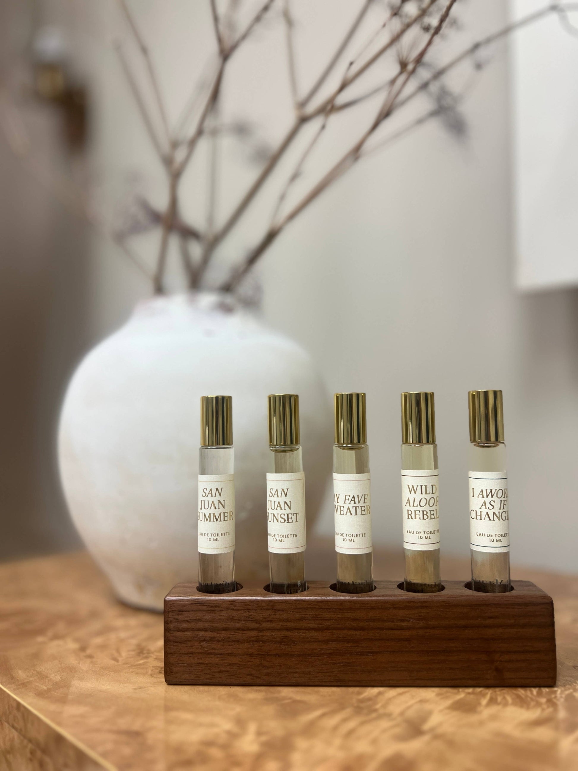 Wood Tester Tray or Display | Perfume Arrangement