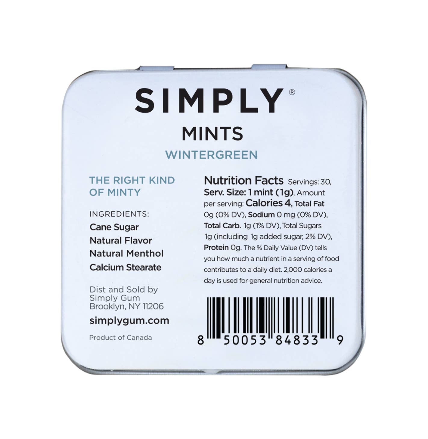 Simply Mints - Wintergreen | Pack of Six