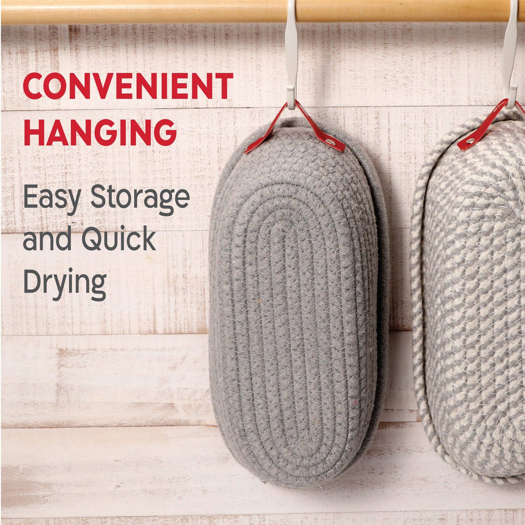Oval Cotton Rope Proofing Baskets Set