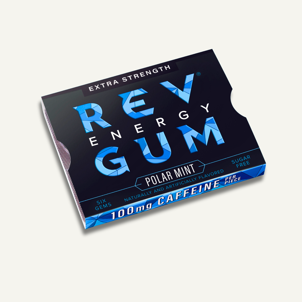 Polar Mint Extra Strength Energy Gum 12 pack
