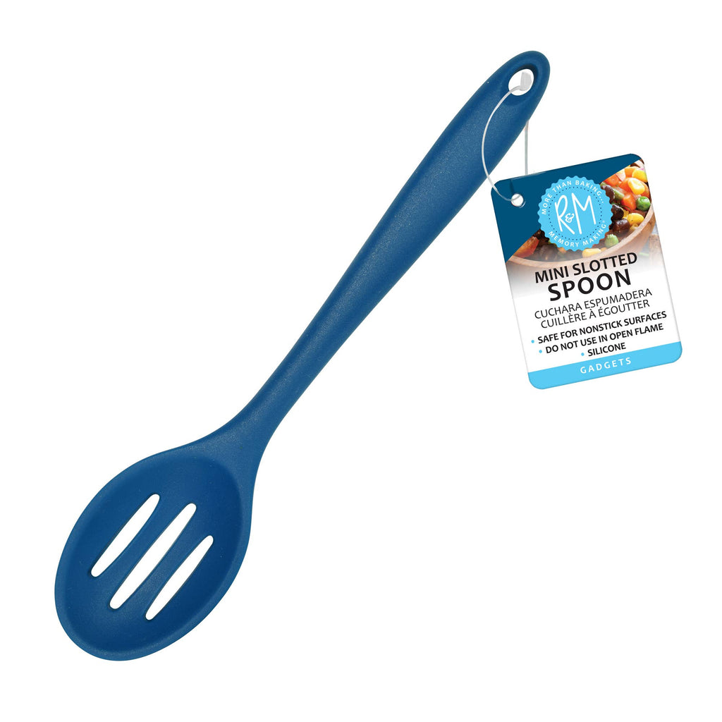 Wall Bucket Refill Mini Slotted Silicone Spoon /25