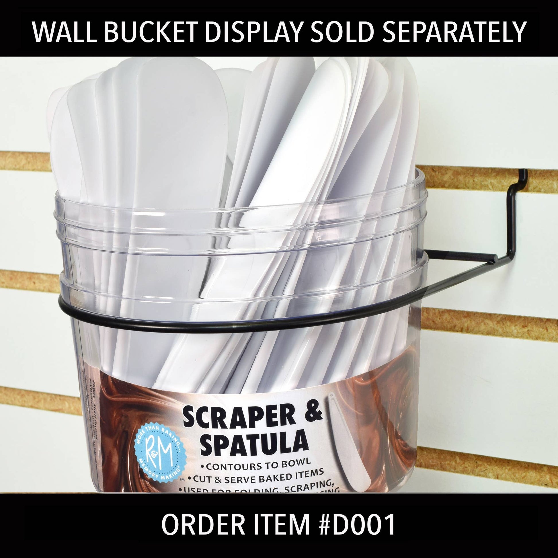 Wall Bucket Refill Scraper Spatula /48