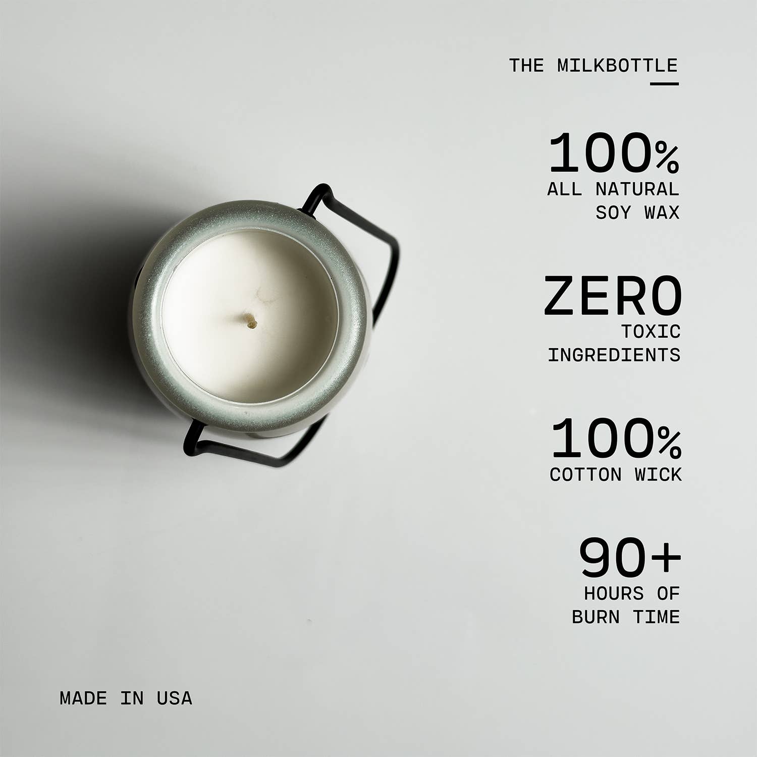 14 oz Milkbottle Candle: Mulled Cider