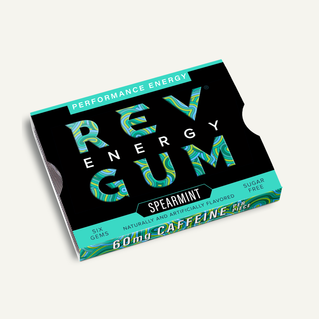 Spearmint Performance Energy Gum 12 pack