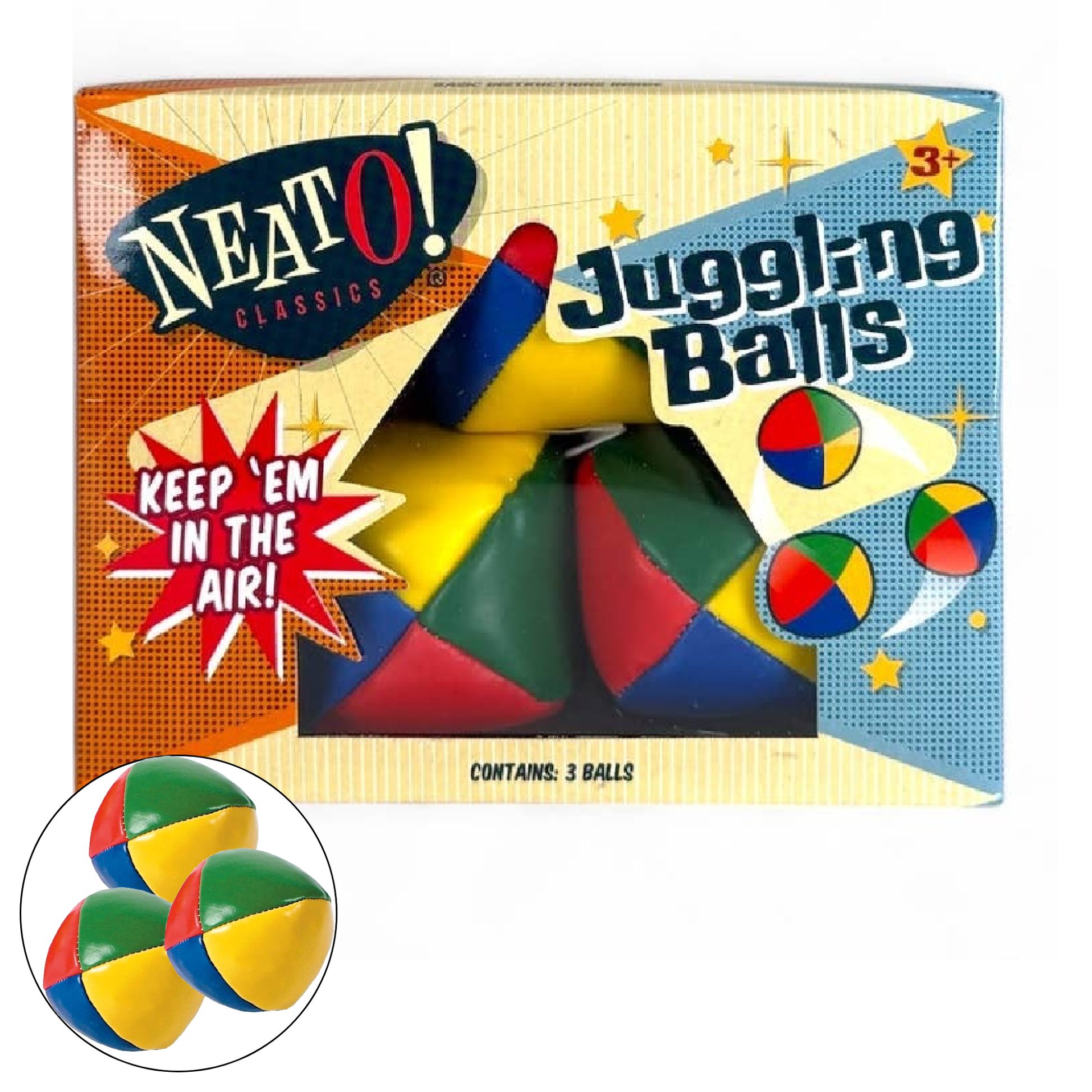 Neato! Juggling Balls Sets- Retro Classic, vintage toys