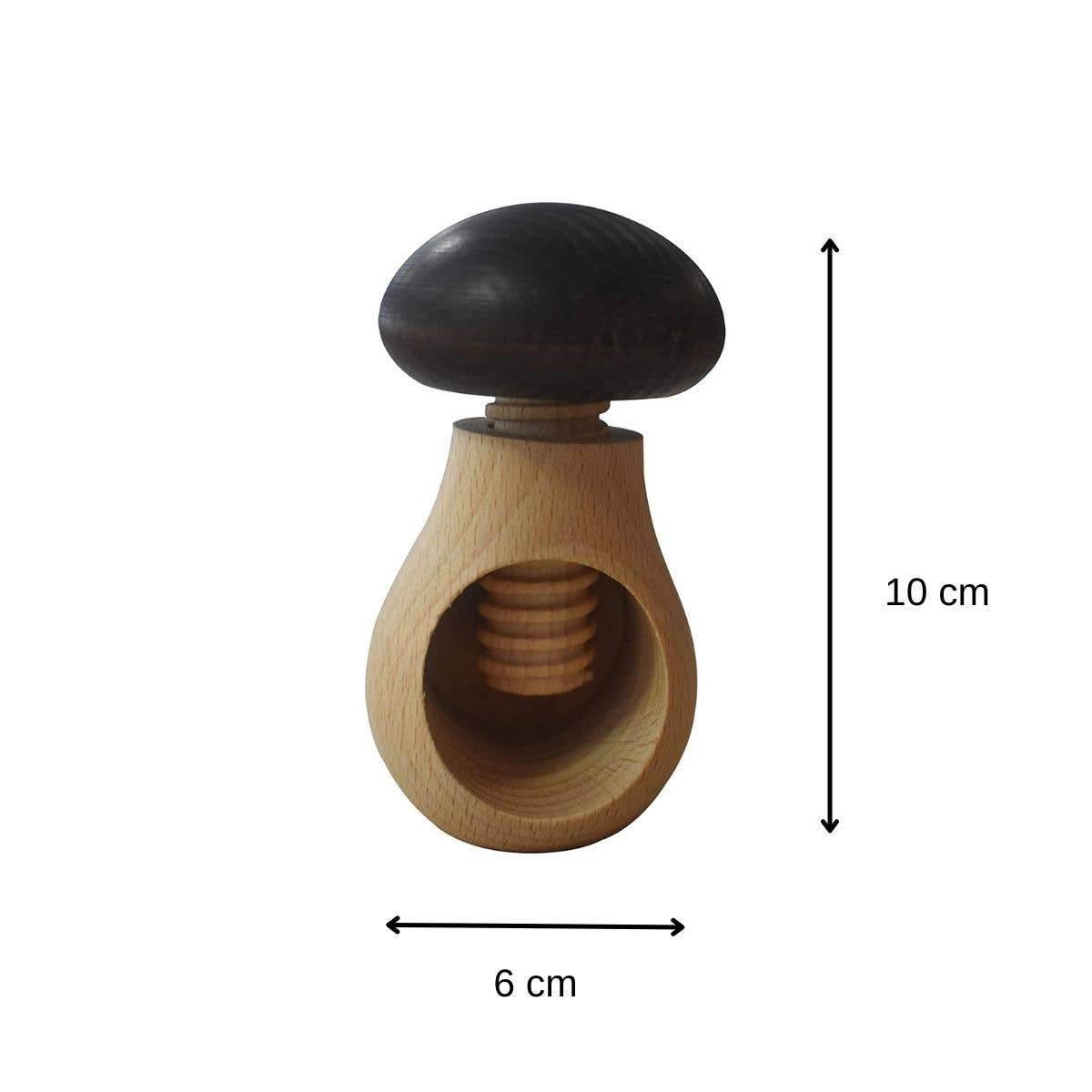 Fackelmann Wood Edition Screw-On Wooden Nutcracker