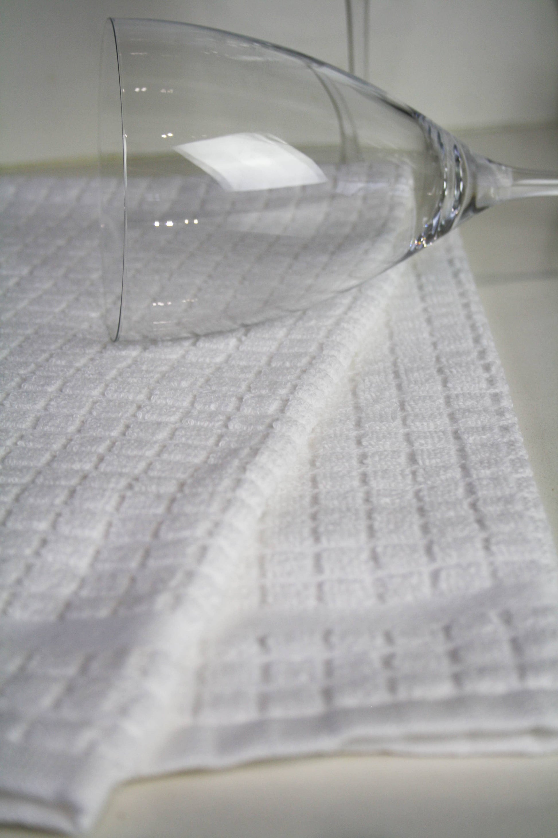 Poli-Dri Cotton Tea Towel - White