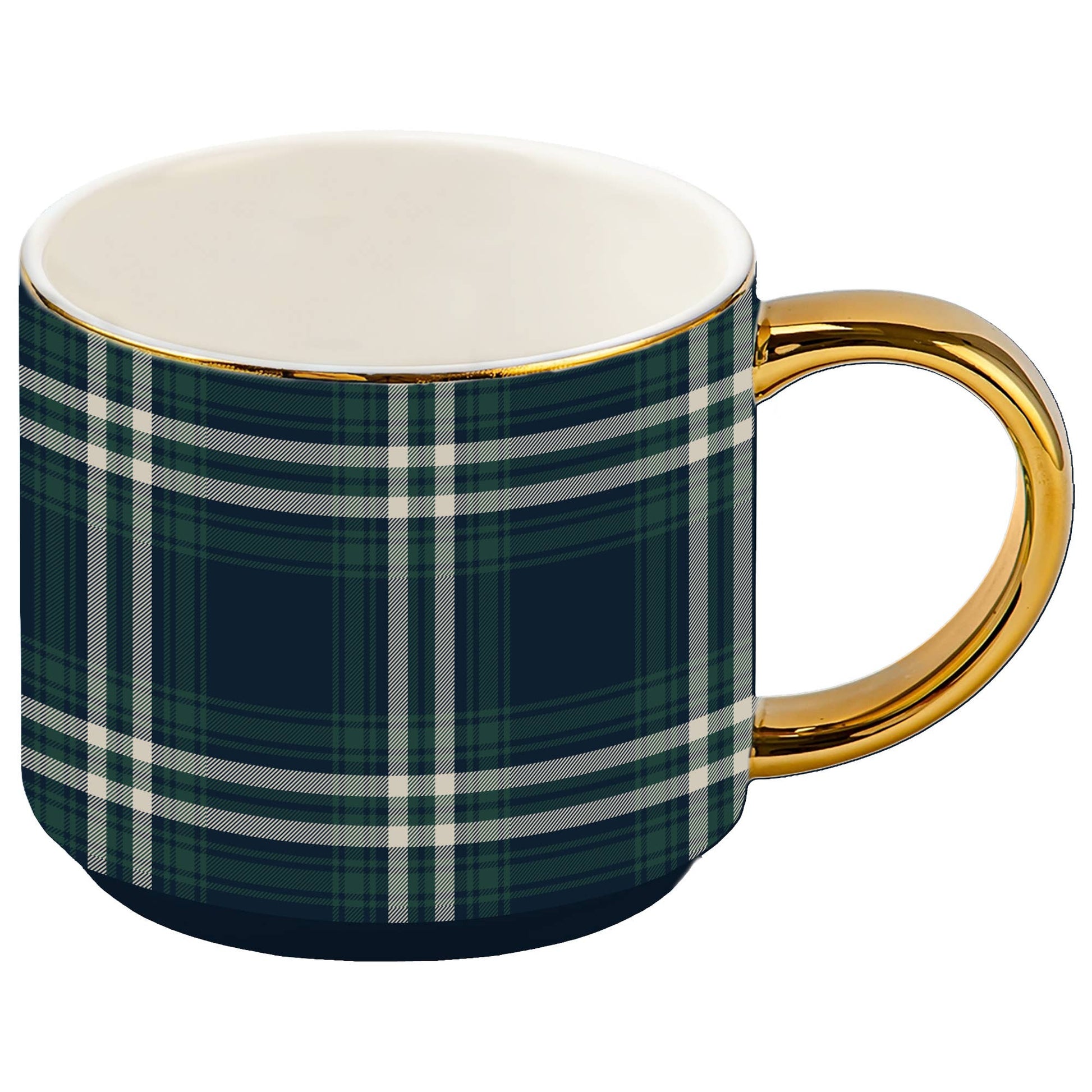 *NEW* Navy Plaid Coffee Mug - Fall Decor & Gifts