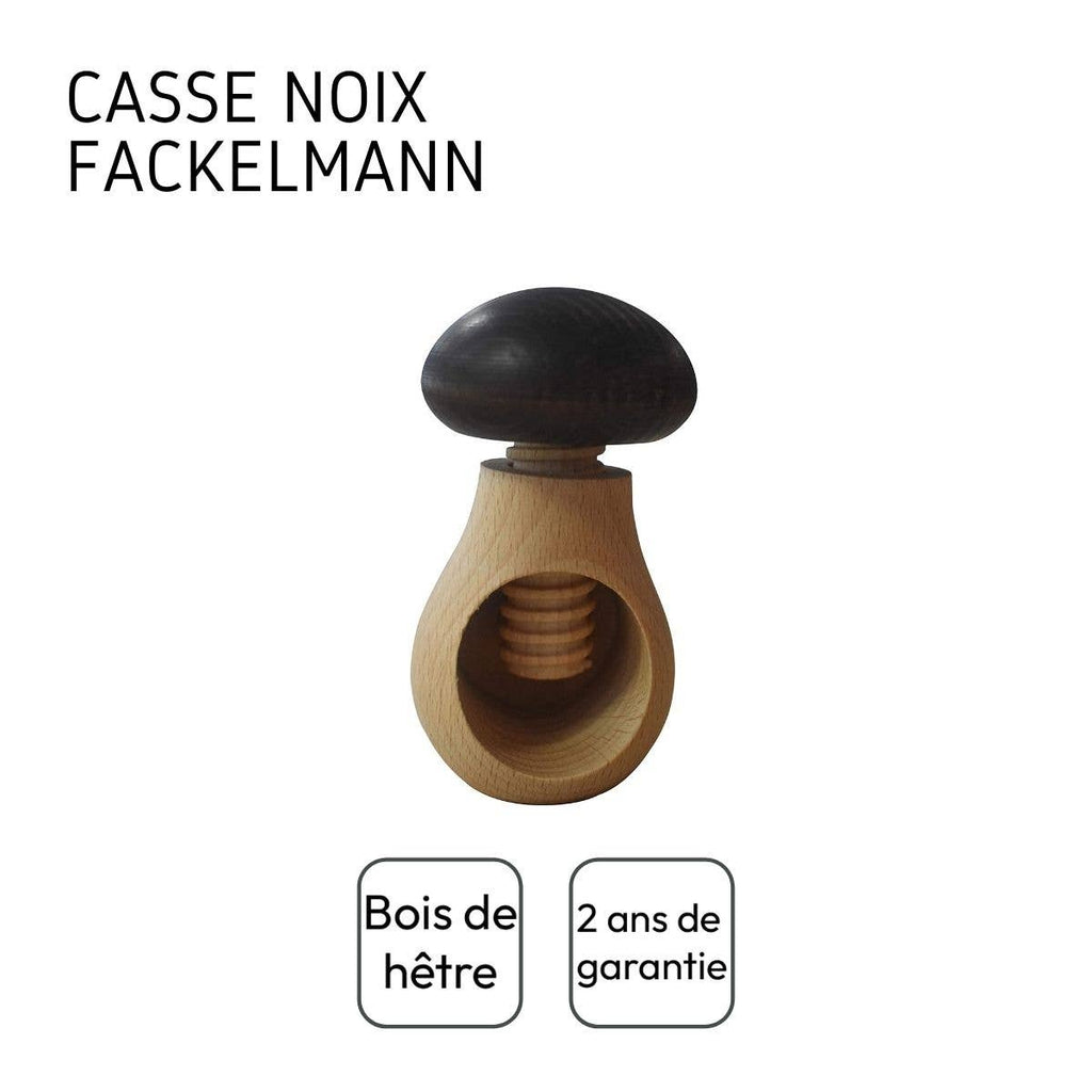 Fackelmann Wood Edition Screw-On Wooden Nutcracker