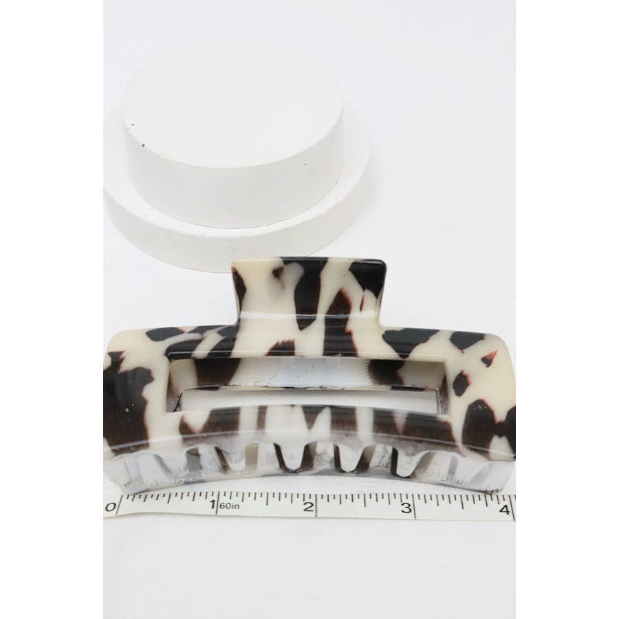Leopard Design Hair Claw Clip