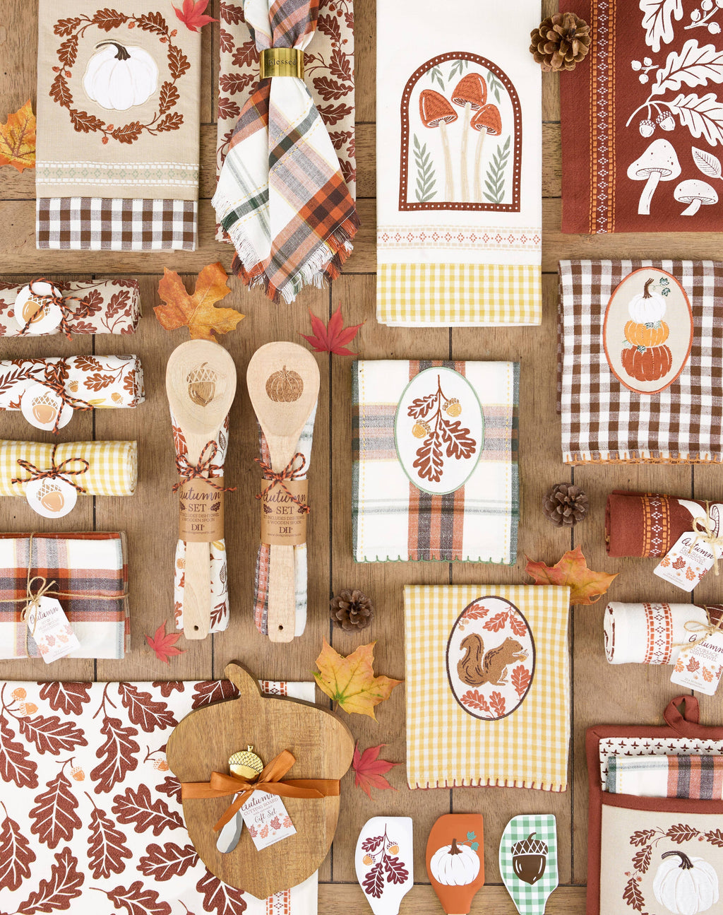 Hello Autumn Assorted Dishtowels- PDQ