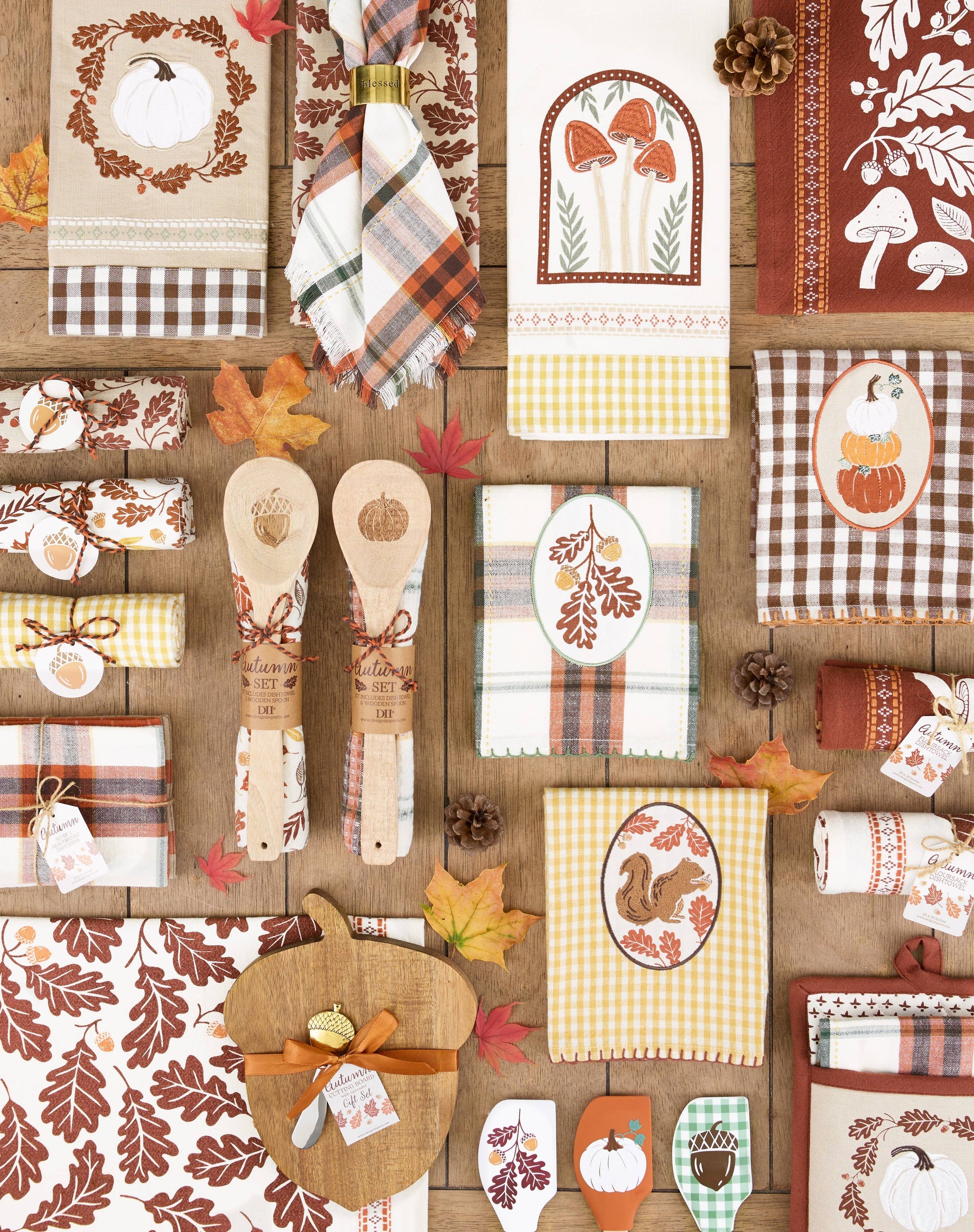 Hello Autumn Assorted Dishtowels- PDQ