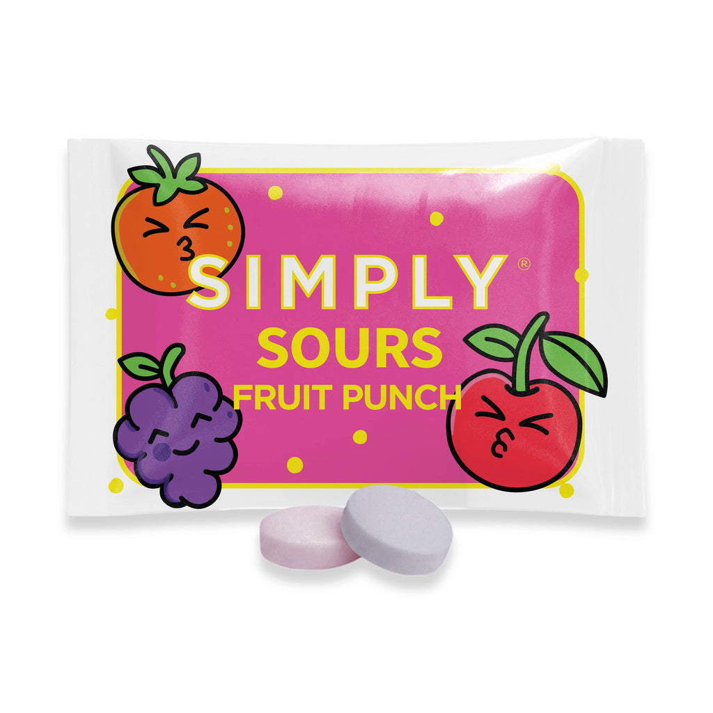 Simply Individually Wrapped Sours - Fruit Punch