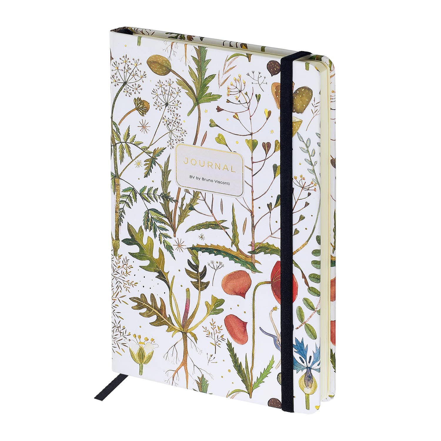 Hardcover Journal A5 - Greens and Flowers