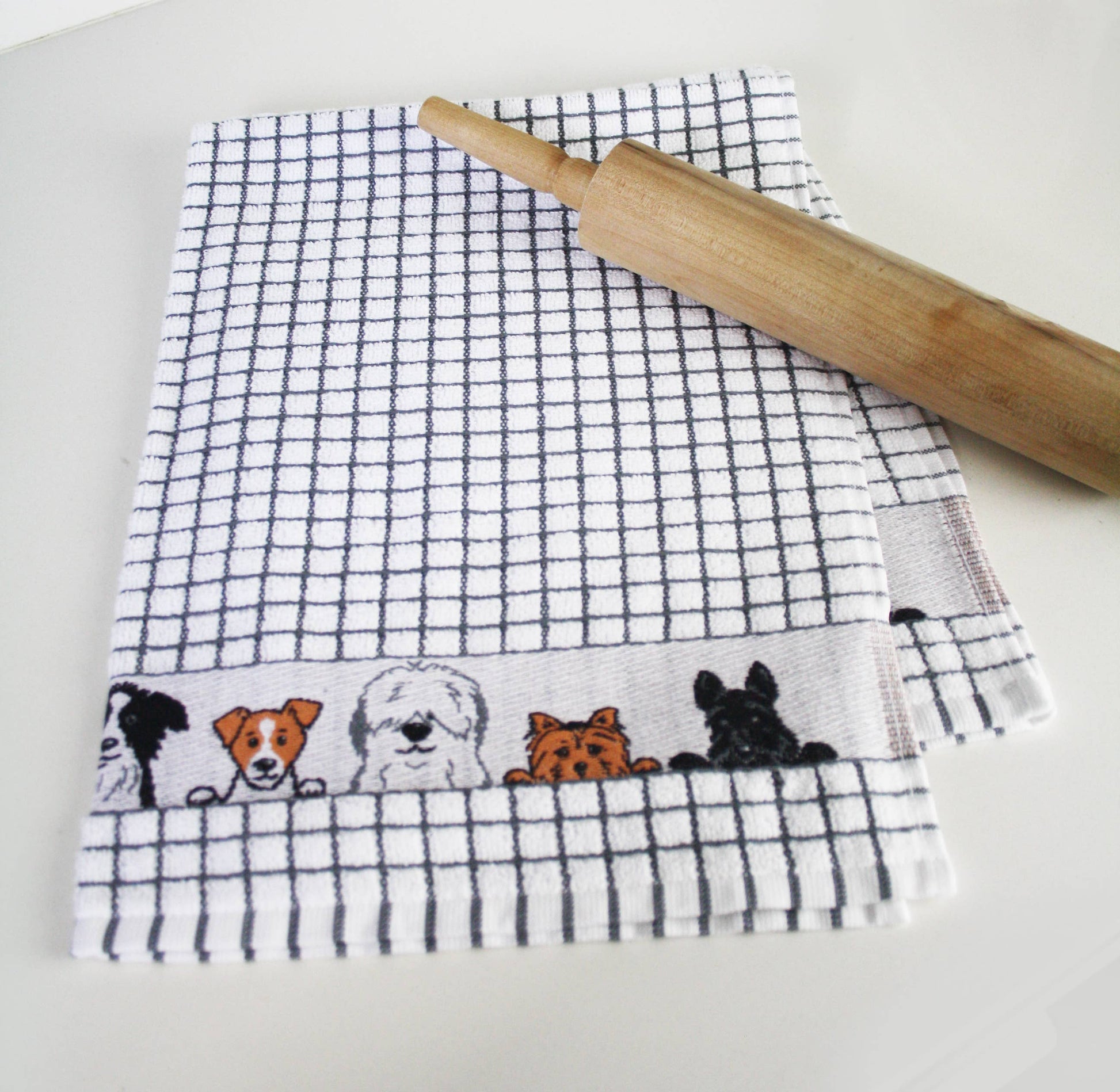 Poli-Dri Jacquard Tea Towel - Dog