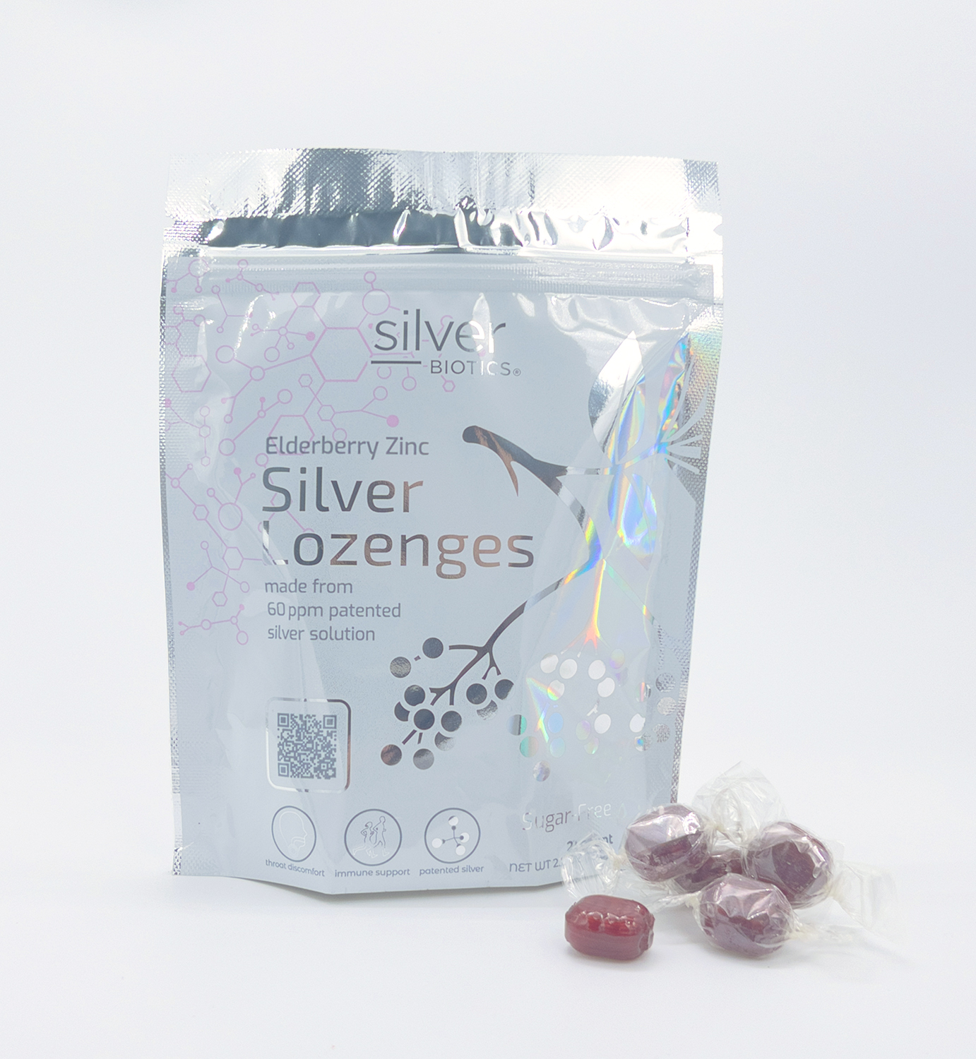 Silver Biotics Elderberry Zinc Lozenges